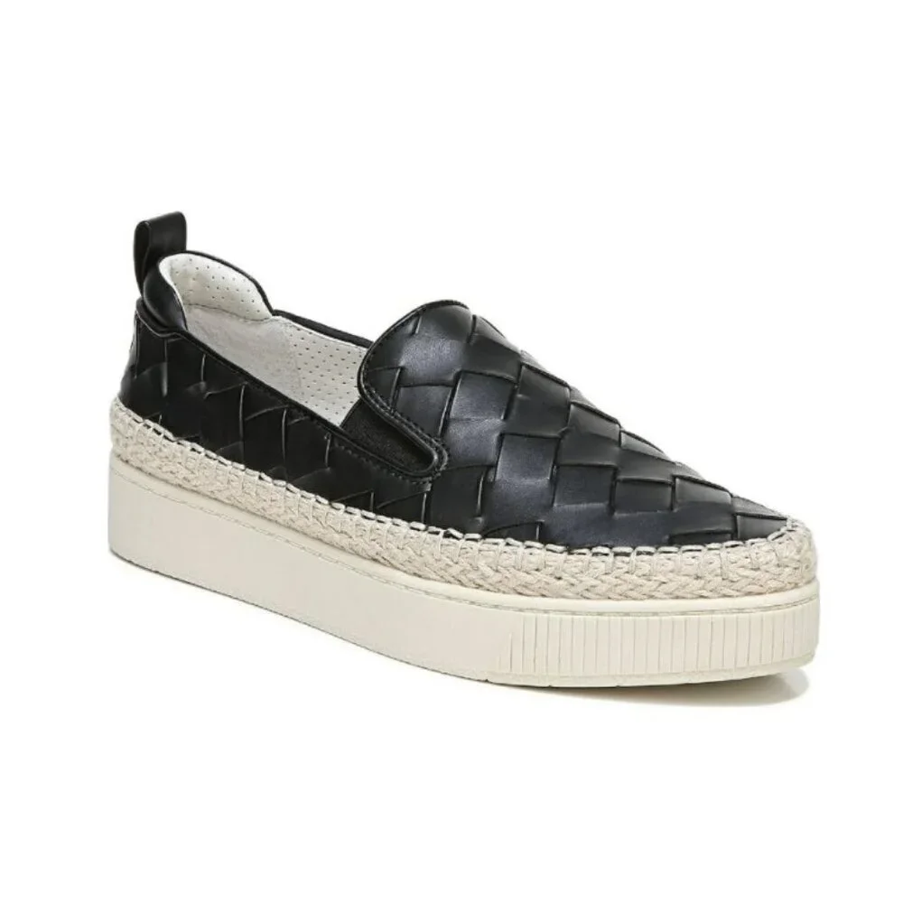 Womens Woven Espadrille Casual and Fashion Sneakers, Franco Sarto Homer 3, 6.5M